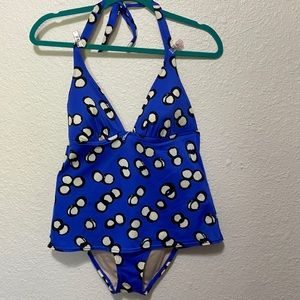 Victoria Secret Women Blue & White 2 Piece Swimsuit. Very Good Condition. Size M
